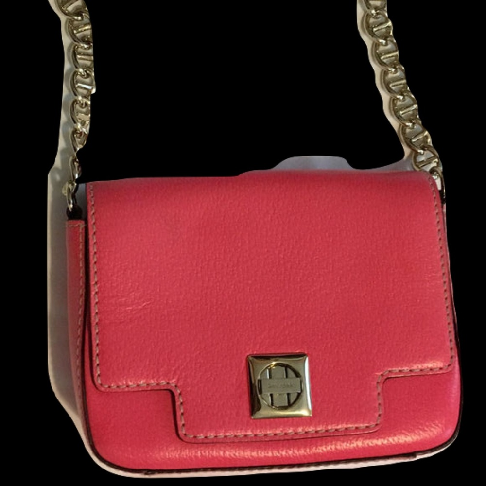 Kate Spade Pink Gold Chain Shoulder Evening Bag